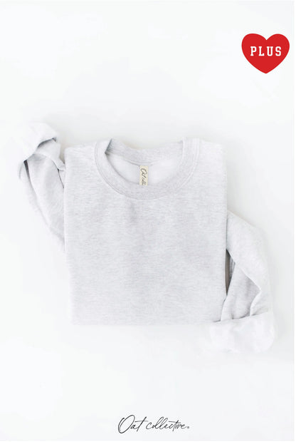 Premium Plush Plus Size Sweatshirt Oat Collective