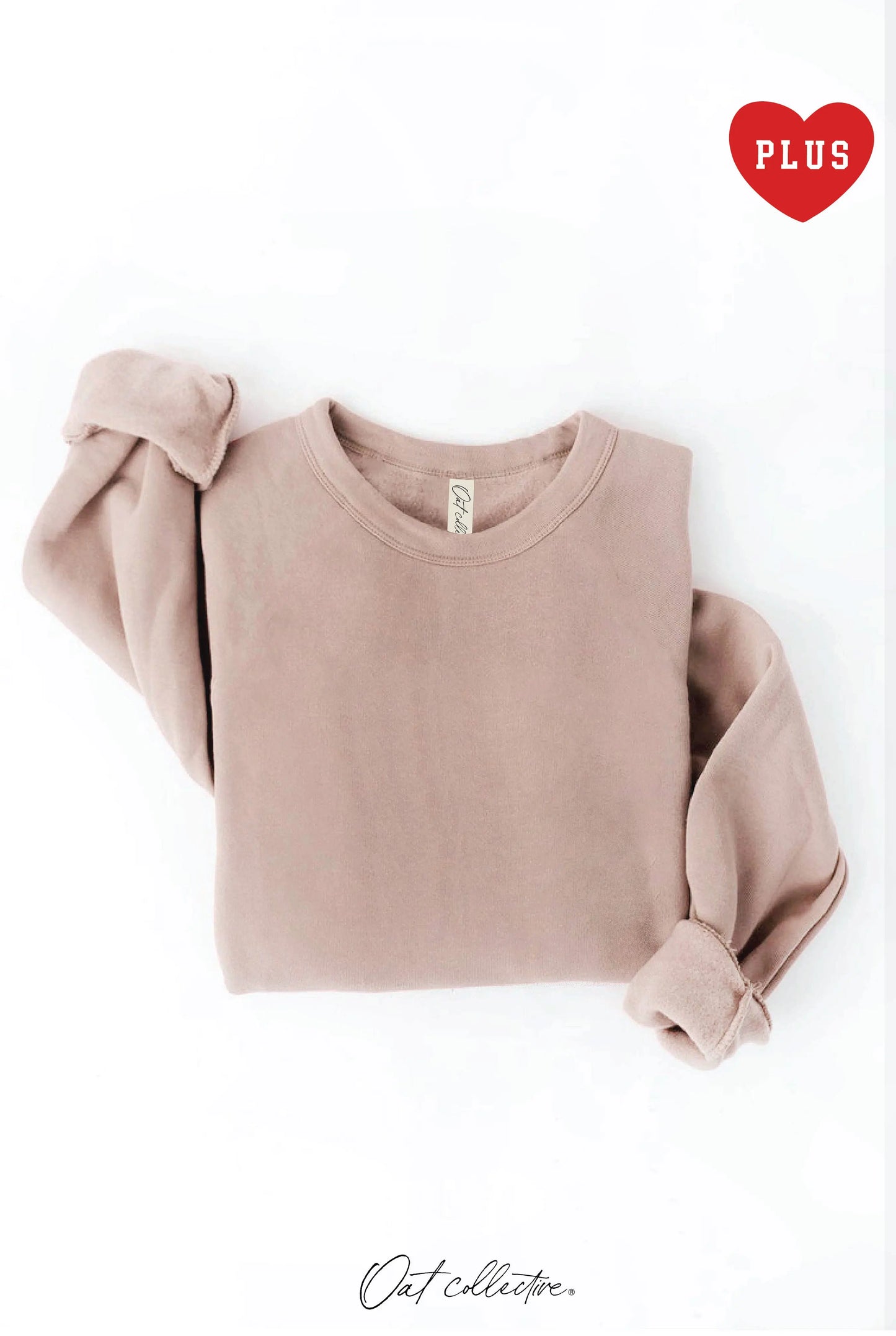 Premium Plush Plus Size Sweatshirt Oat Collective
