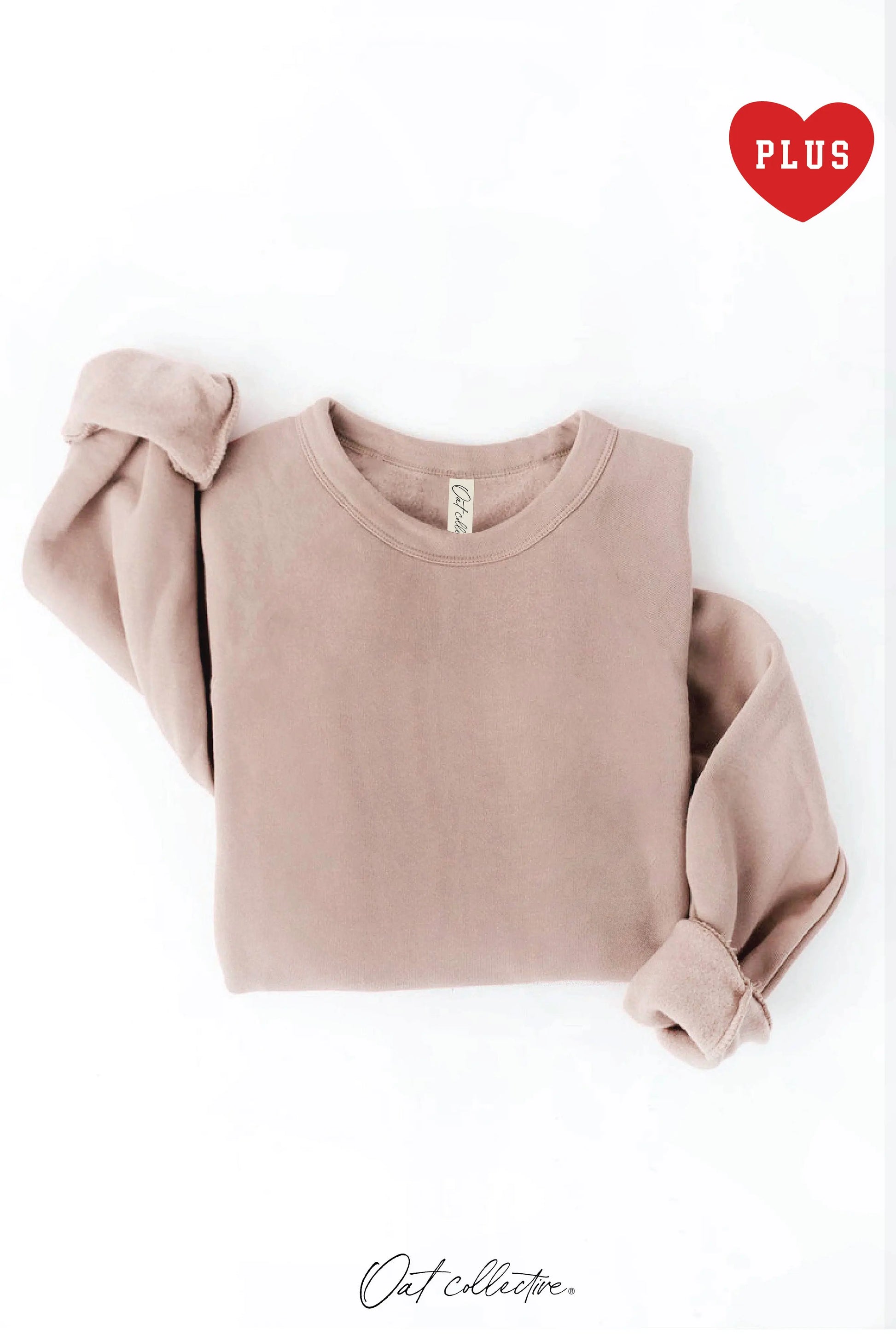 Premium Plush Plus Size Sweatshirt Oat Collective