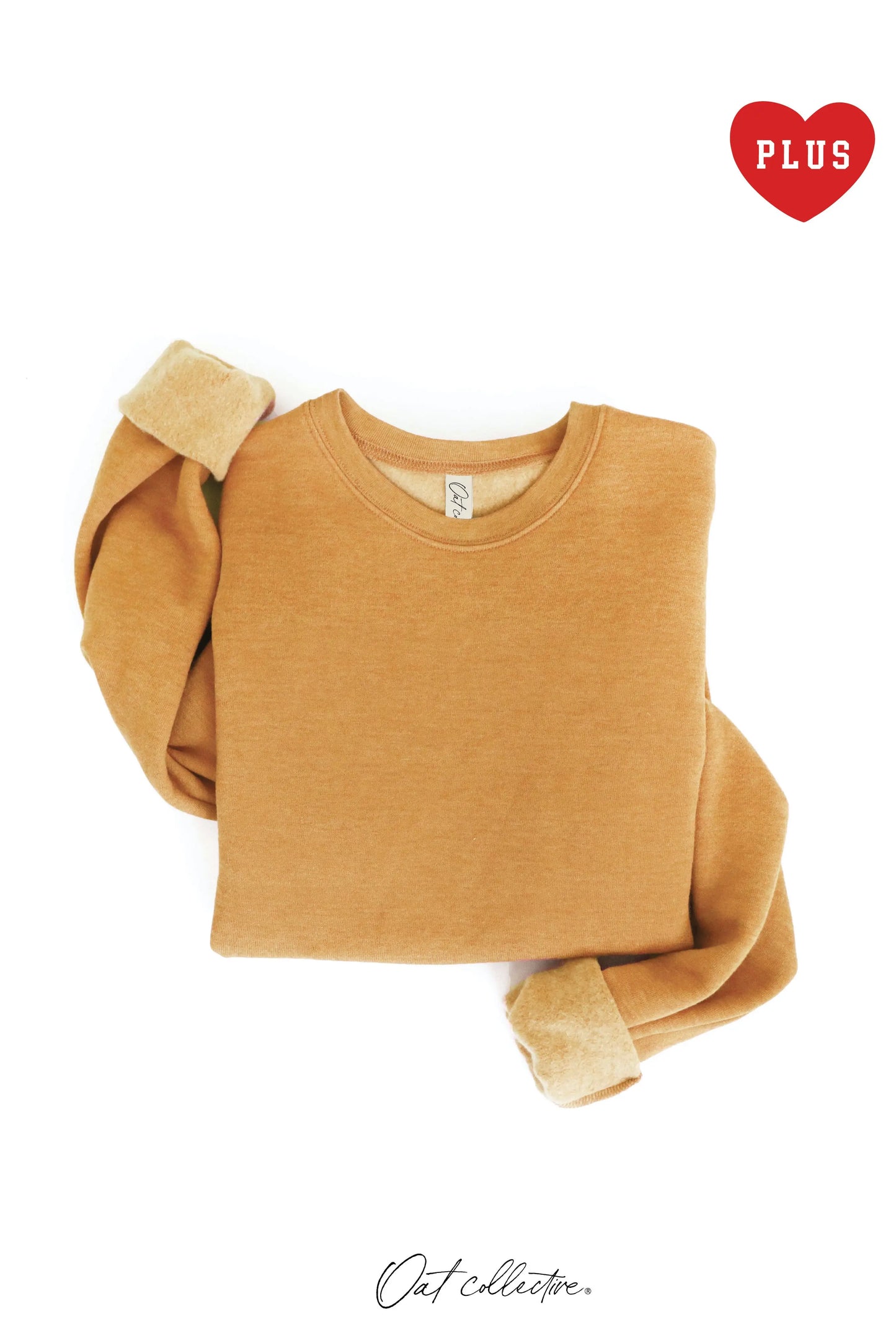 Premium Plush Plus Size Sweatshirt Oat Collective
