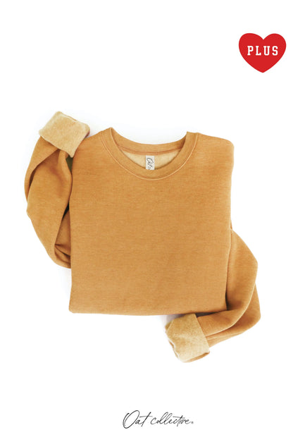 Premium Plush Plus Size Sweatshirt Oat Collective