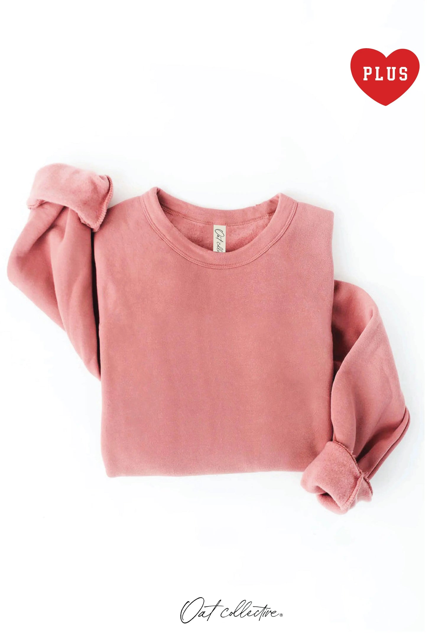 Premium Plush Plus Size Sweatshirt Oat Collective