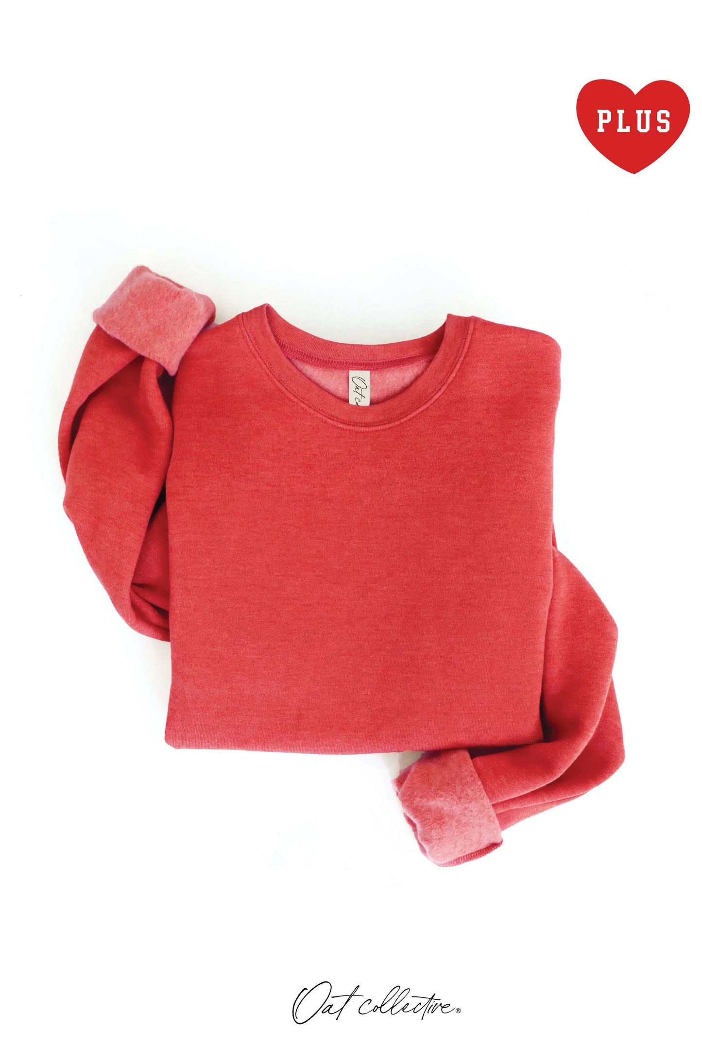 Premium Plush Plus Size Sweatshirt Oat Collective