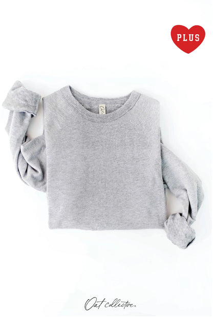 Premium Plush Plus Size Sweatshirt Oat Collective