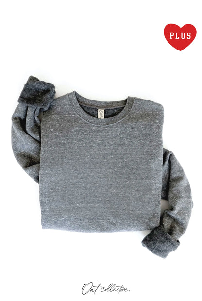 Premium Plush Plus Size Sweatshirt Oat Collective