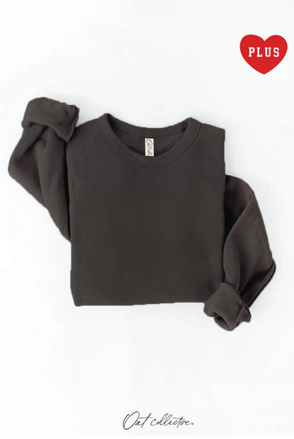 Premium Plush Plus Size Sweatshirt Oat Collective