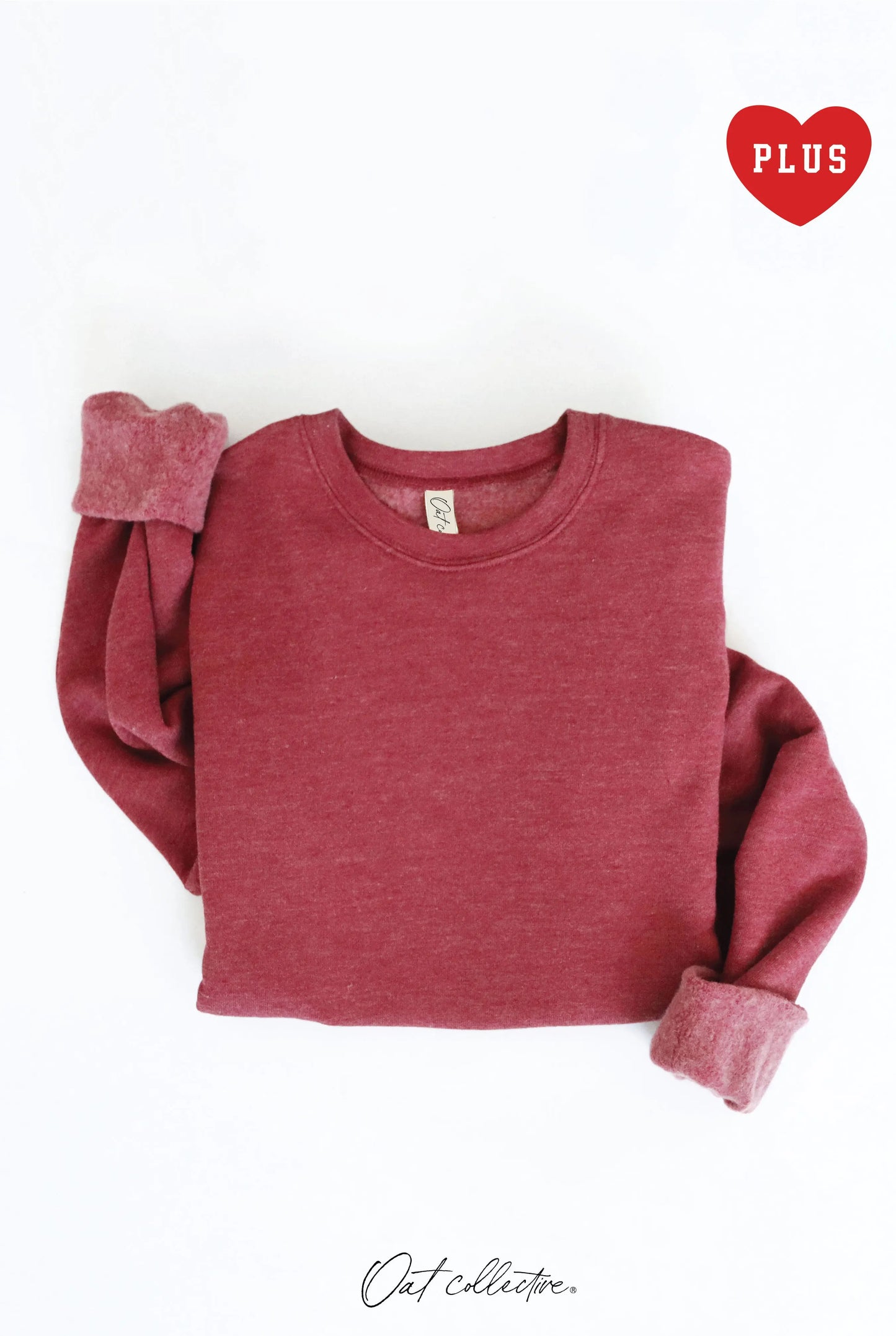 Premium Plush Plus Size Sweatshirt Oat Collective