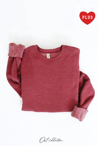 Premium Plush Plus Size Sweatshirt Oat Collective
