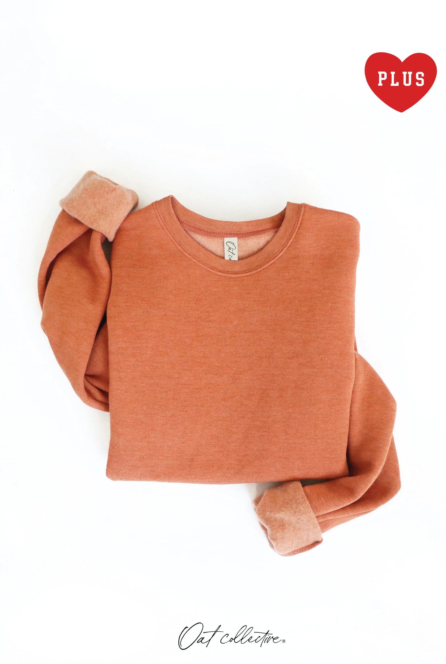 Premium Plush Plus Size Sweatshirt Oat Collective