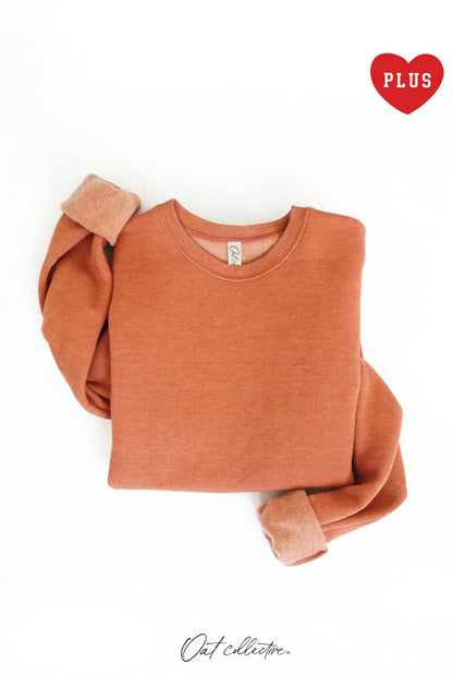 Premium Plush Plus Size Sweatshirt Oat Collective