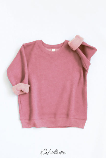 Premium Toddler Plush Sweatshirt Oat Collective