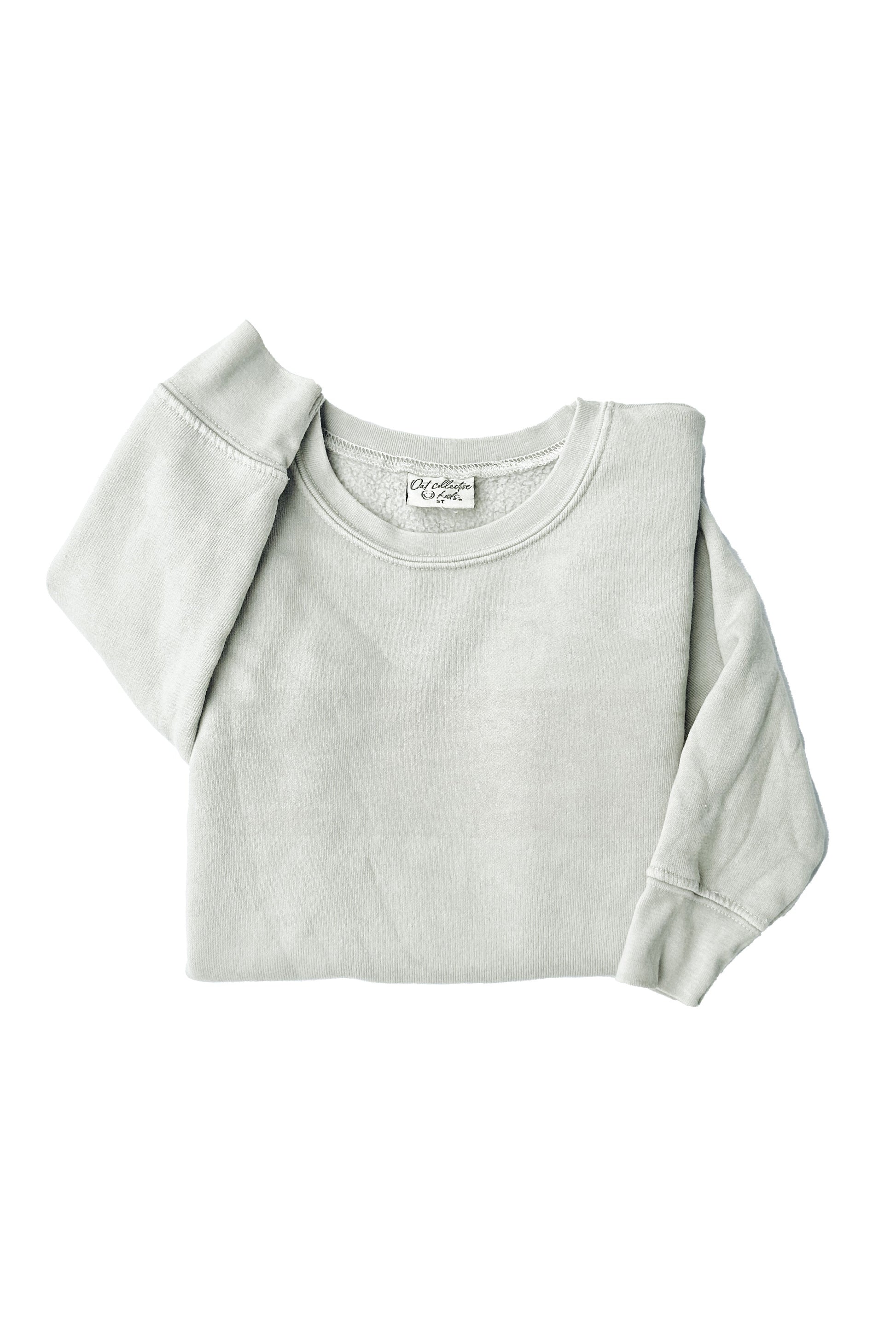 Premium Toddler Mineral Washed Sweatshirt Oat Collective