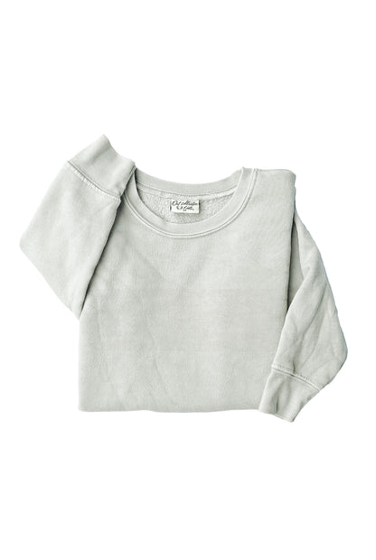 Premium Toddler Mineral Washed Sweatshirt Oat Collective