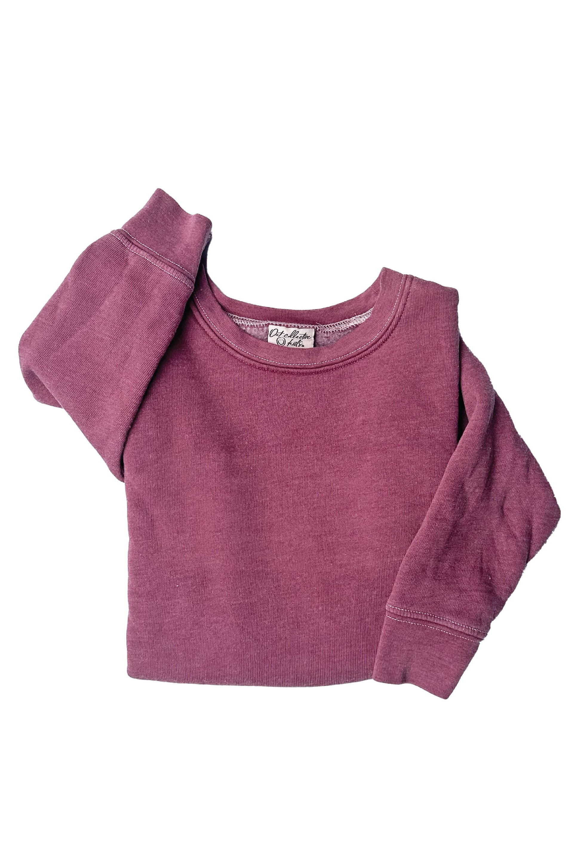 Premium Toddler Mineral Washed Sweatshirt Oat Collective