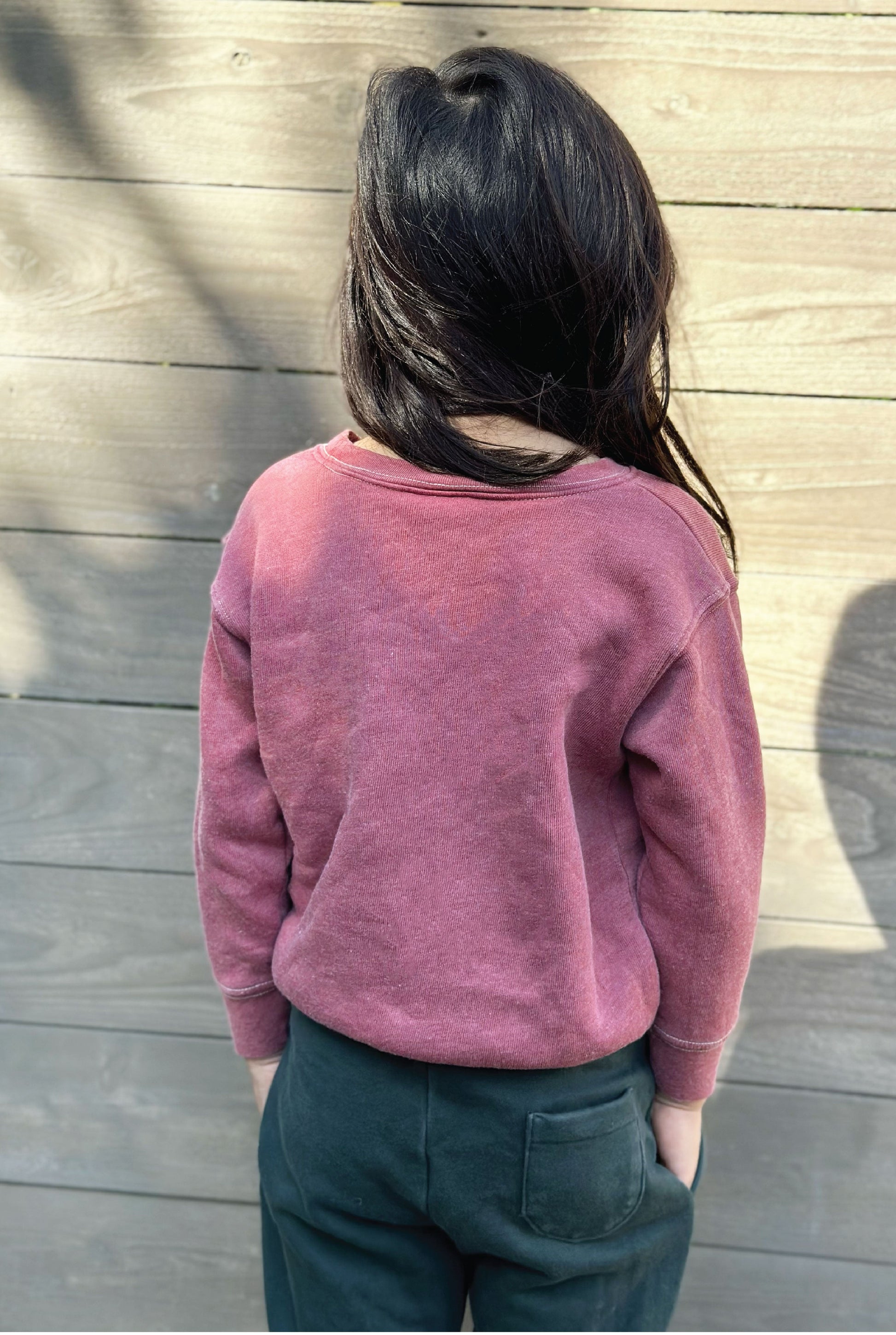 Premium Toddler Mineral Washed Sweatshirt Oat Collective