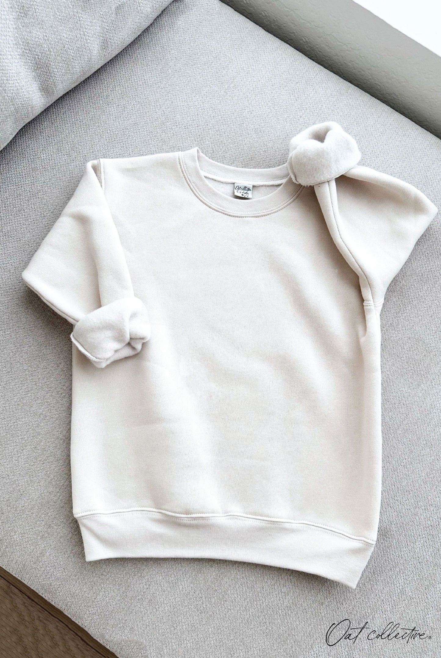 Premium Basic Youth Plush Sweatshirt Oat Collective