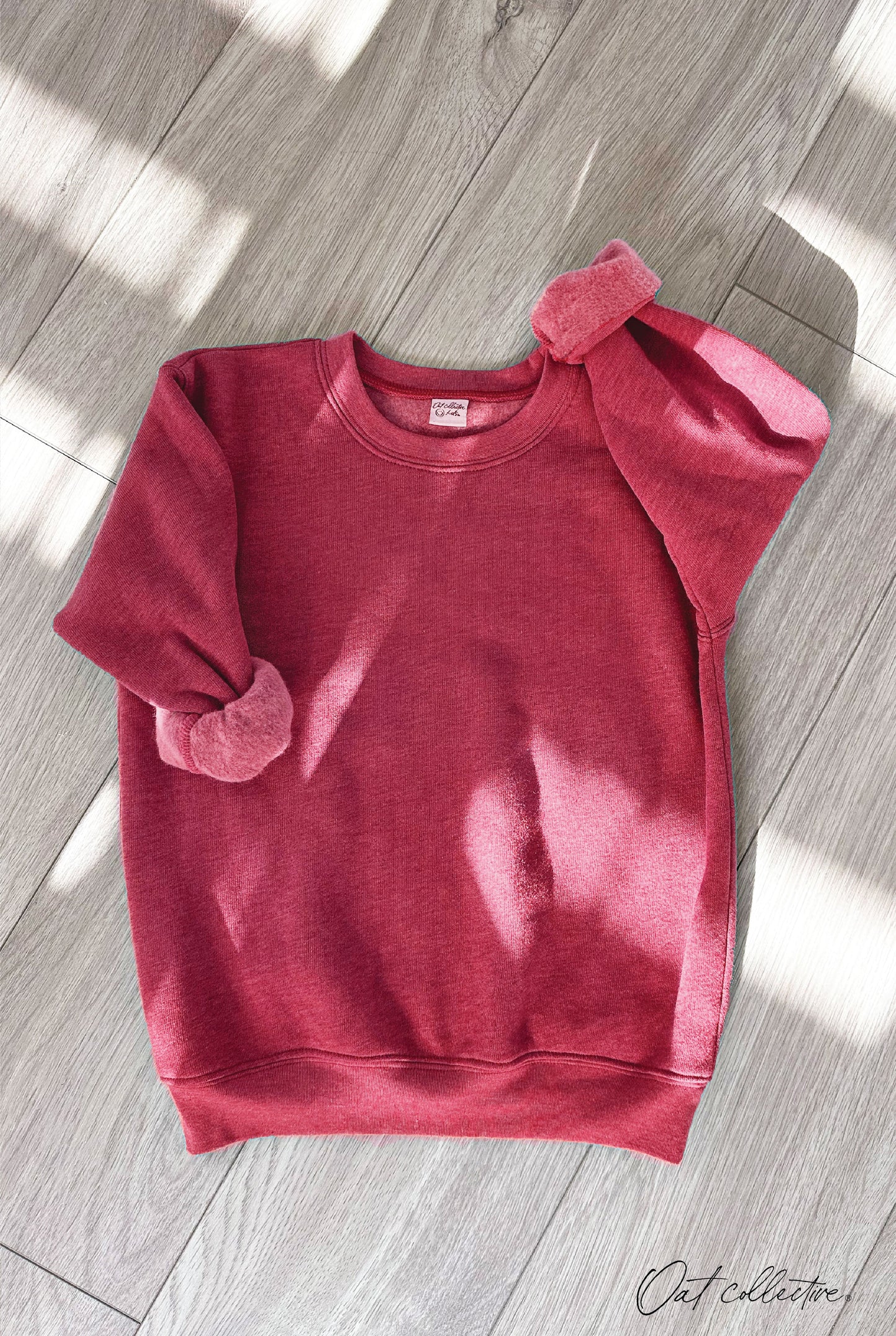 Premium Basic Youth Plush Sweatshirt Oat Collective