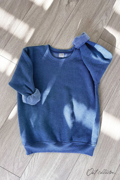 Premium Basic Youth Plush Sweatshirt Oat Collective