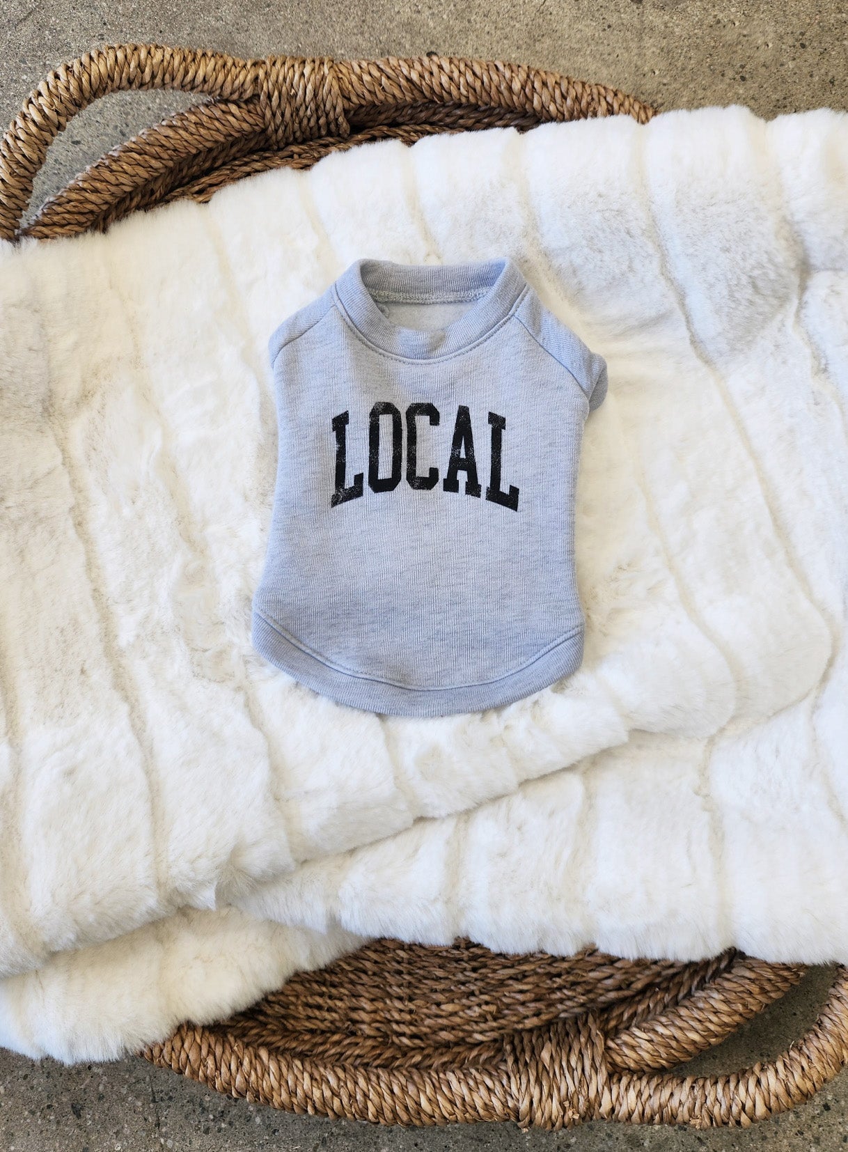 LOCAL Pet Graphic Sweatshirt Oat Collective