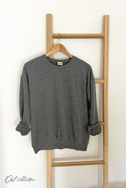 HEATHER MINERAL BASIC Mineral Graphic Sweatshirt Oat Collective