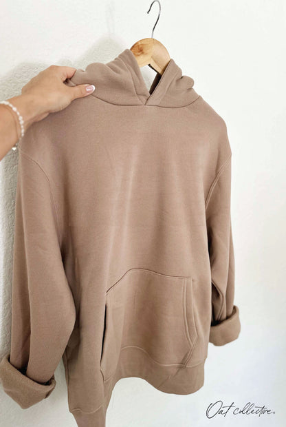 Premium Basic Hoodie Pullover Sweatshirt Oat Collective