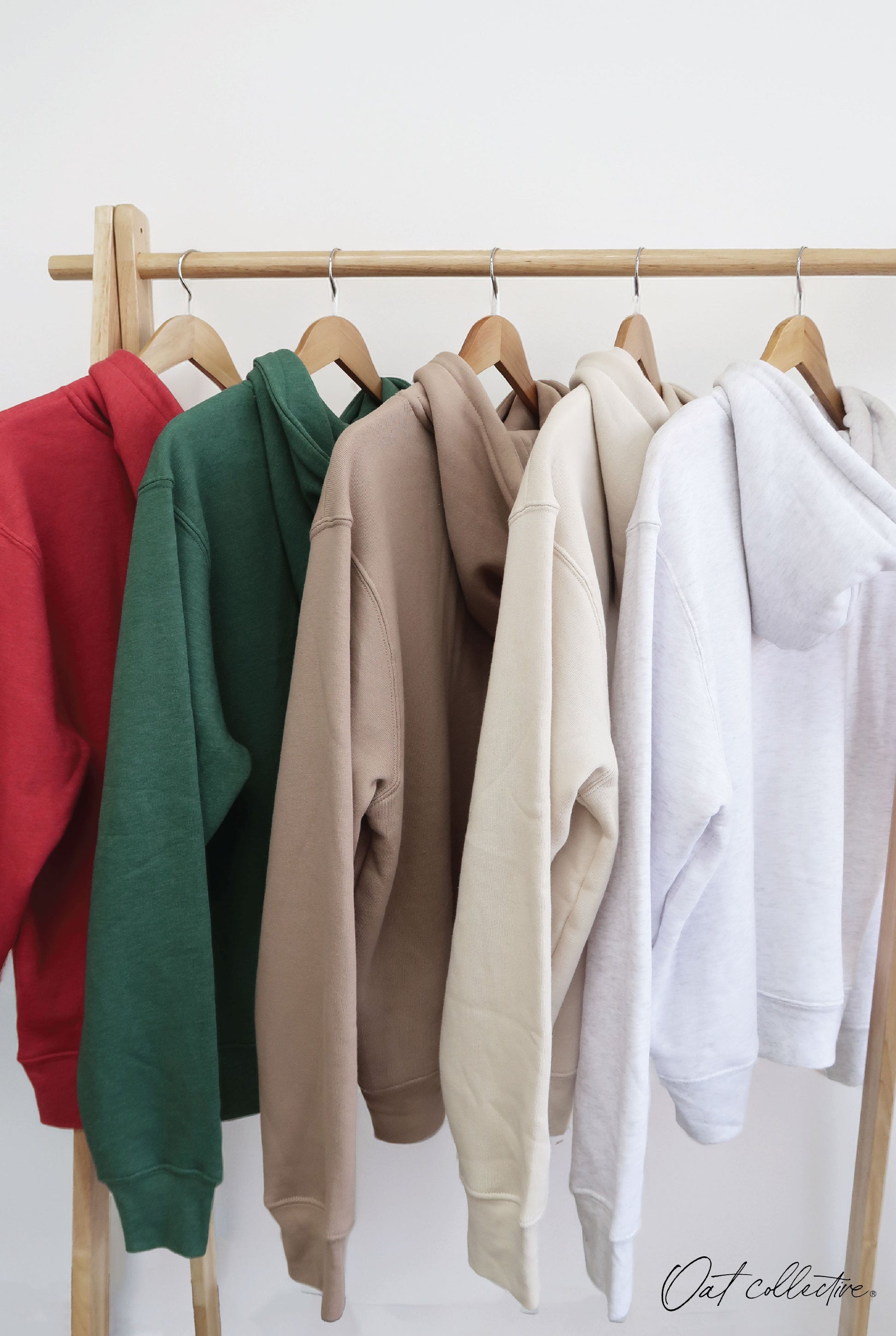 Premium Basic Hoodie Pullover Sweatshirt Oat Collective
