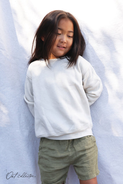 Premium Toddler Plush Sweatshirt Oat Collective