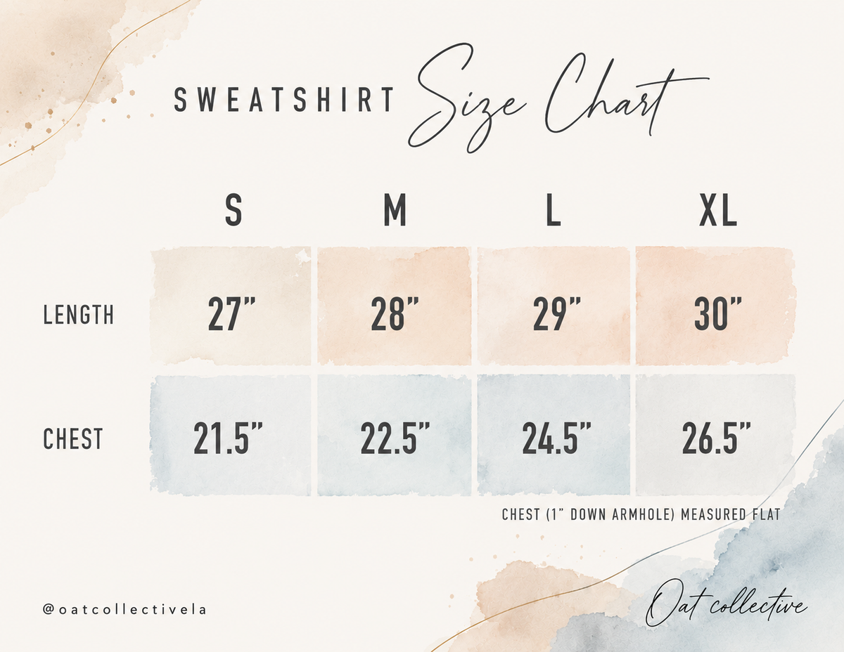 SUPPORT LOCAL Graphic Sweatshirt Oat Collective