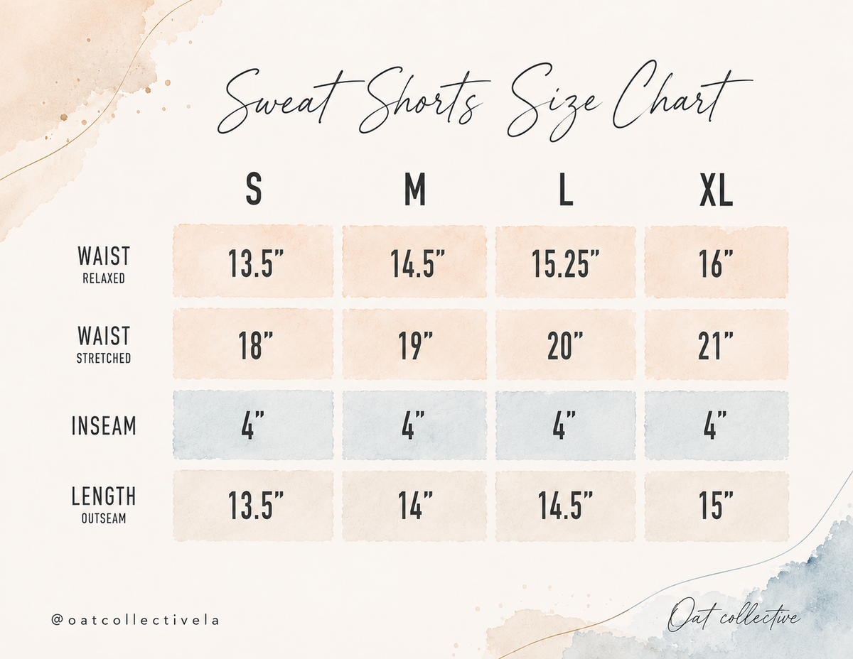 WESTERN PRINTED Sweatshort/Sweatshirt Matching Set Oat Collective