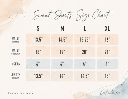WESTERN PRINTED Sweatshort/Sweatshirt Matching Set Oat Collective