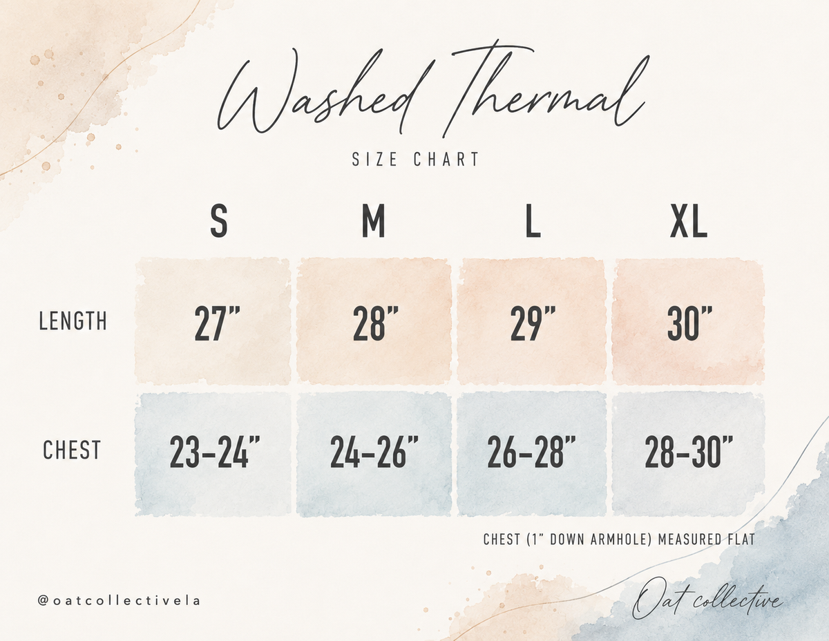 MERRY Thermal Vintage Pullover Oat Collective