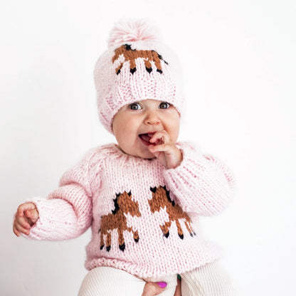 Pony Sweater Blush For Baby & Toddler Of All Times