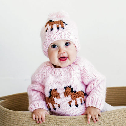 Pony Sweater Blush For Baby & Toddler Of All Times