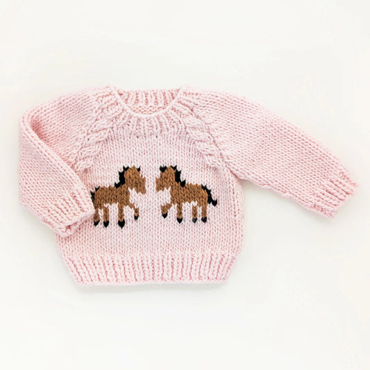 Pony Sweater Blush For Baby & Toddler Of All Times
