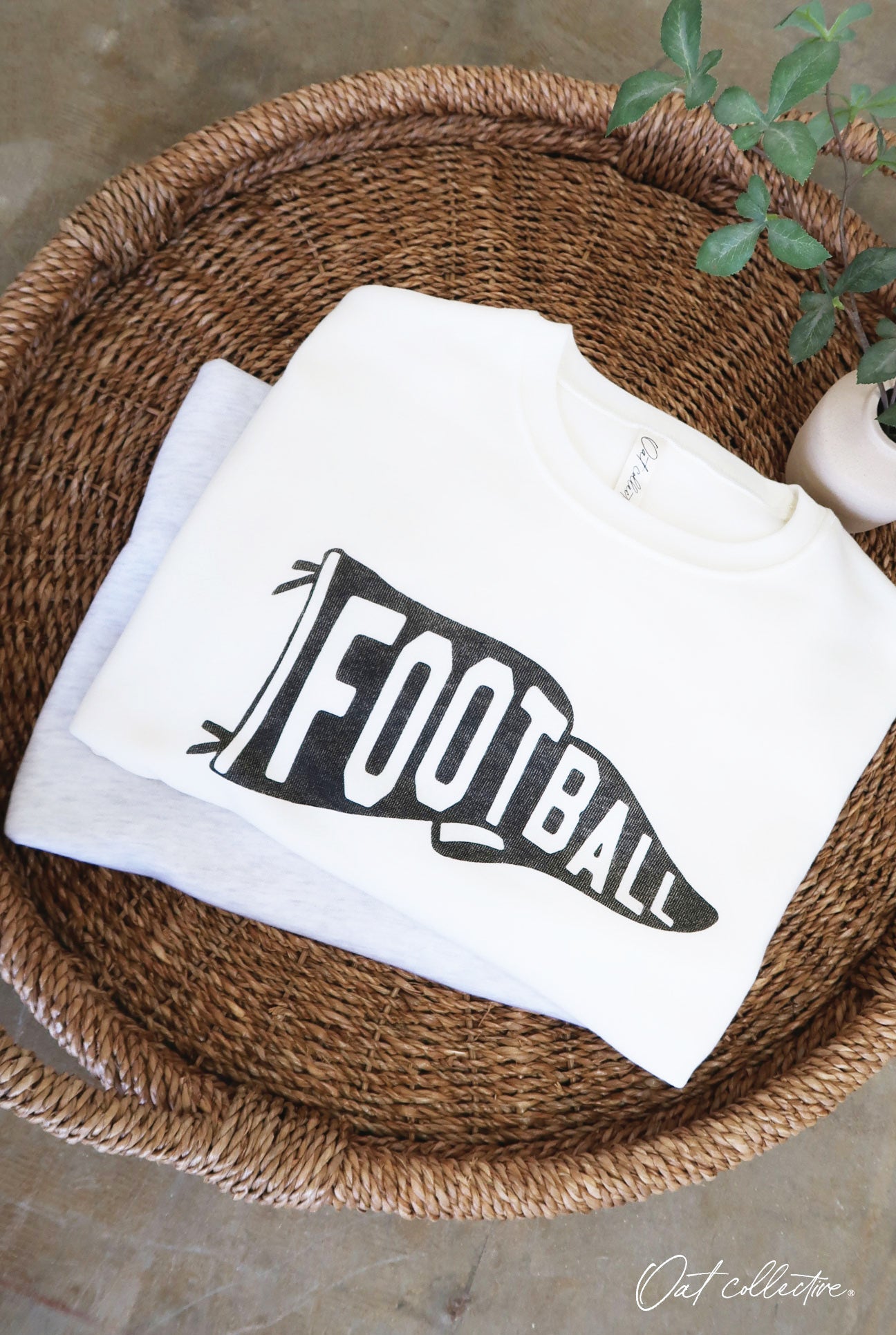 FOOTBALL PENNANT Graphic Sweatshirt Oat Collective